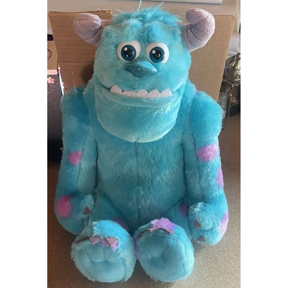 Monsters University Sully Talking 12” Stuffed Plush Toy Disney Pixar Spin Master - Picture 1 of 11